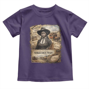 Black History Black Cowgirl Toddler T Shirt Western Rodeo African American Melanin Texas Women TS10 Purple Print Your Wear