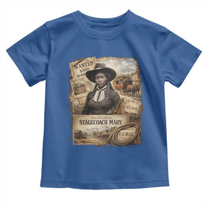 Black History Black Cowgirl Toddler T Shirt Western Rodeo African American Melanin Texas Women TS10 Royal Blue Print Your Wear