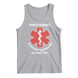 Do Not Pet Husband Tank Top Funny Sarcastic Saying TS10 Athletic Heather Print Your Wear