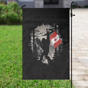 Bigfoot Canada Flag Garden Flag Retro Sasquatch Forest Rock On TS10 Print Your Wear