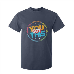 Test Day Teacher T Shirt For Kid Rock The Test Dont Stress Just Do Your Best TS10 Navy Print Your Wear