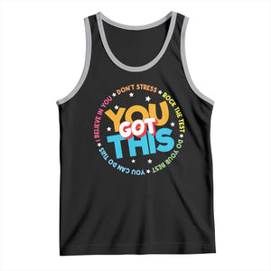 Test Day Teacher Tank Top Rock The Test Dont Stress Just Do Your Best TS10 Black Athletic Heather Print Your Wear