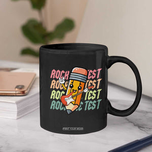 Teacher Rock The Test Day Coffee Mug Testing Motivational TS10 Print Your Wear
