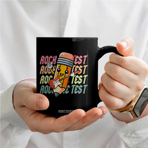 Teacher Rock The Test Day Coffee Mug Testing Motivational TS10 Print Your Wear