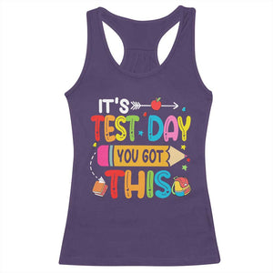 Test Day You Got This Racerback Tank Top TS10 Purple Print Your Wear