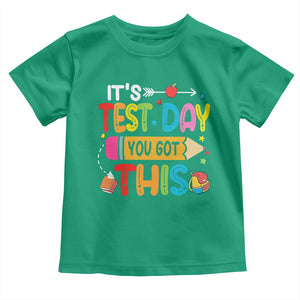 Test Day You Got This Toddler T Shirt TS10 Irish Green Print Your Wear