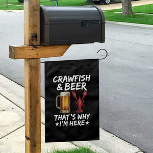 Crawfish Beer Lovers Garden Flag Funny Crawfish Cajun Seafood Festival Daddy Crawfish TS10 Print Your Wear