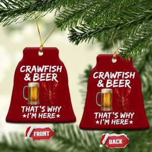 Crawfish Beer Lovers Ceramic Ornament Funny Crawfish Cajun Seafood Festival Daddy Crawfish TS10 Print Your Wear