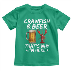 Crawfish Beer Lovers Toddler T Shirt Funny Crawfish Cajun Seafood Festival Daddy Crawfish TS10 Irish Green Print Your Wear