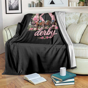 Horse Racing KY Derby Day Vibes Throw Blanket This is My Derby Day Dress TS10 Print Your Wear