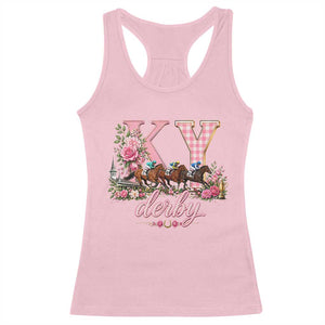 Horse Racing KY Derby Day Vibes Racerback Tank Top This is My Derby Day Dress TS10 Light Pink Print Your Wear