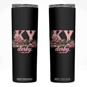 Horse Racing KY Derby Day Vibes Skinny Tumbler This is My Derby Day Dress TS10 Black Print Your Wear
