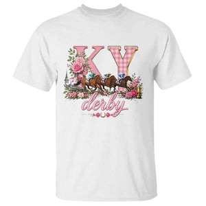 Horse Racing KY Derby Day Vibes T Shirt This is My Derby Day Dress TS10 White Print Your Wear