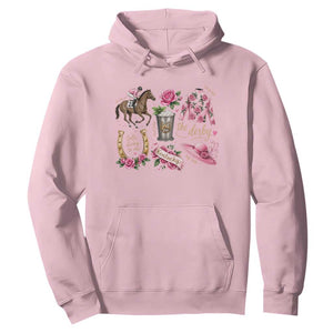 Horse Racing Derby Day Hoodie Doodles Funny Silks Jockey TS10 Light Pink Print Your Wear