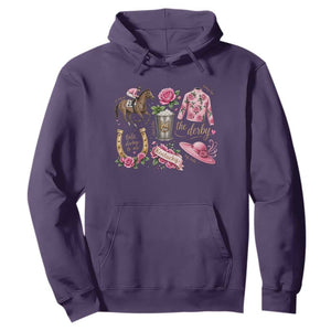 Horse Racing Derby Day Hoodie Doodles Funny Silks Jockey TS10 Purple Print Your Wear