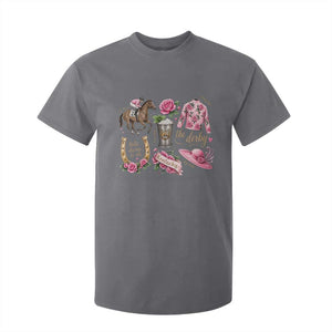 Horse Racing Derby Day T Shirt For Kid Doodles Funny Silks Jockey TS10 Charcoal Print Your Wear