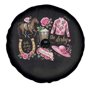 Horse Racing Derby Day Spare Tire Cover Doodles Funny Silks Jockey TS10 Print Your Wear