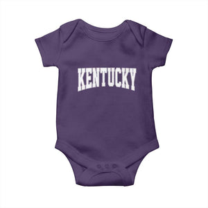 Kentucky Baby Onesie Retro Varsity Kentucky Lover KY State TS10 Purple Print Your Wear