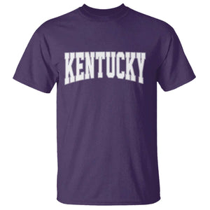 Kentucky T Shirt Retro Varsity Kentucky Lover KY State TS10 Purple Print Your Wear