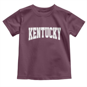 Kentucky Toddler T Shirt Retro Varsity Kentucky Lover KY State TS10 Maroon Print Your Wear
