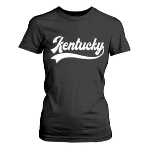 Vintage Kentucky T Shirt For Women Varsity Script Retro Sports Jersey Style TS10 Black Print Your Wear