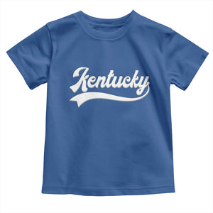 Vintage Kentucky Toddler T Shirt Varsity Script Retro Sports Jersey Style TS10 Royal Blue Print Your Wear