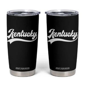Vintage Kentucky Tumbler Cup Varsity Script Retro Sports Jersey Style TS10 Black Print Your Wear
