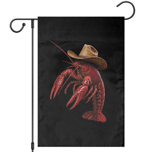 Cowboy Crawfish Garden Flag Yeeclaw Western Country Seafood Lobster Cajun Lovers TS10 Black Print Your Wear