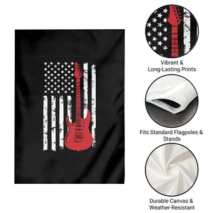 Bass Guitar Player Garden Flag USA American Flag Musician Guitarist TS10 Print Your Wear