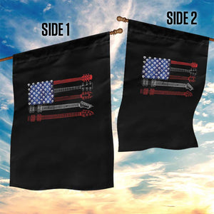 USA Flag Guitar Player Garden Flag 4th of July Musician Guitarist TS10 Print Your Wear