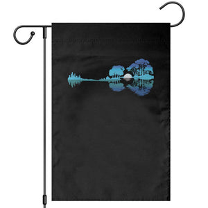 Guitar Lake Garden Flag Retro Tree Shadow Acoustic Guitarist Musician TS10 Black Print Your Wear