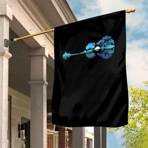 Guitar Lake Garden Flag Retro Tree Shadow Acoustic Guitarist Musician TS10 Print Your Wear