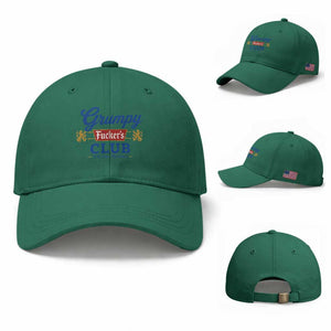 Grumpy Fuckers Club Lifetime Member Baseball Cap Sarcastic Gag Gift Birthday Husband Dad Fathers Day