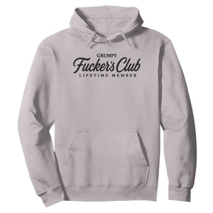 Vintage Grumpy Fuckers Club Lifetime Member Hoodie Gag Gift Birthday Husband Dad Fathers Day