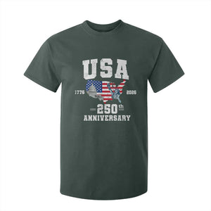 250th Anniversary USA T Shirt For Kid 4th of July America US Flag Patriotic 250 Years American Flag
