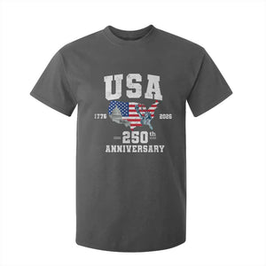 250th Anniversary USA T Shirt For Kid 4th of July America US Flag Patriotic 250 Years American Flag