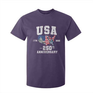 250th Anniversary USA T Shirt For Kid 4th of July America US Flag Patriotic 250 Years American Flag