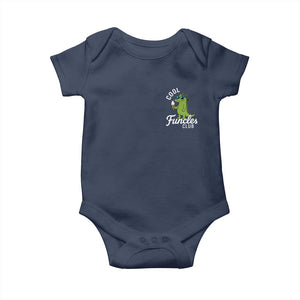 Funny Uncle Baby Onesie Cool Funcles Club Funcle Alligator TS10 Navy Print Your Wear
