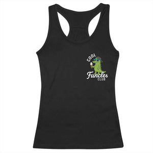 Funny Uncle Racerback Tank Top Cool Funcles Club Funcle Alligator TS10 Black Print Your Wear