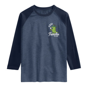 Funny Uncle Raglan Shirt Cool Funcles Club Funcle Alligator