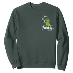 Funny Uncle Sweatshirt Cool Funcles Club Funcle Alligator