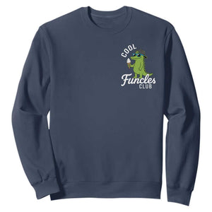 Funny Uncle Sweatshirt Cool Funcles Club Funcle Alligator