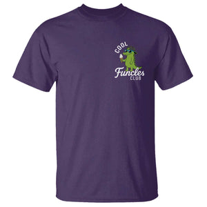 Funny Uncle T Shirt Cool Funcles Club Funcle Alligator TS10 Purple Print Your Wear