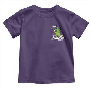 Funny Uncle Toddler T Shirt Cool Funcles Club Funcle Alligator TS10 Purple Print Your Wear