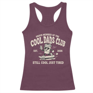 Cool Dads Club Racerback Tank Top Retro Skater Fatherhood Still Cool Just Tired Funny Dad Gifts