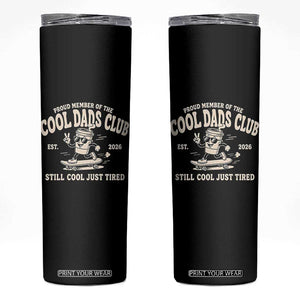 Cool Dads Club Skinny Tumbler Retro Skater Fatherhood Still Cool Just Tired Funny Dad Gifts