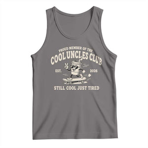 Cool Uncles Club Tank Top Retro Skater Uncle Still Cool Just Tired