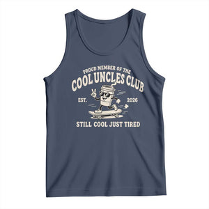 Cool Uncles Club Tank Top Retro Skater Uncle Still Cool Just Tired