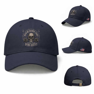 Addiction Recovery Baseball Cap When We Recover Loudly Vintage Skull Graphic