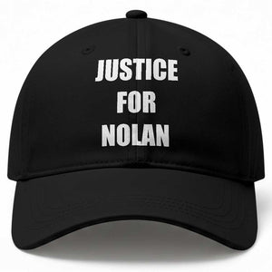 Justice for Nolan Baseball Cap Support and Rememberence Memorial